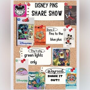 DISNEY PIN LIVE SHOW LISTING - LIKE THIS TO BE NOTIFIED 🏰🚨